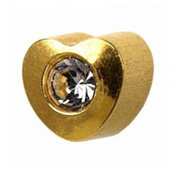 Pendiente Studex Corazon Pequeño Oro