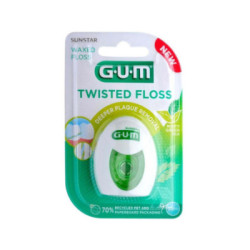 Gum 350  Twisted Floss Seda Con Cera 1 Ud. 30 Ml. Te Verde Y Menta