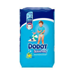 Dodot Splashers Pañal Bañador Talla 5/6 +14 Kg 10U