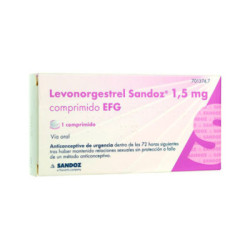 Levonorgestrel sandoz 1,5 mg comprimido efg