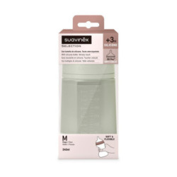 Biberon Suavinex Silic Tet Fisiol +3M