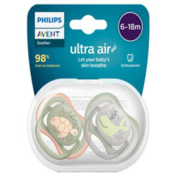 Philips Avent Chupetes Ultra Air 6-18M Tor/Bal N