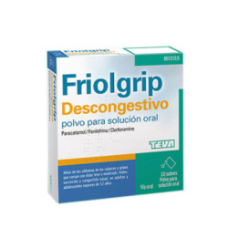 Friolgrip descongestivo 10 sobres polvo para solucion oral