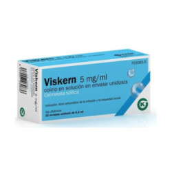 Viskern 5 mg ml colirio en solucion 30 monodosis 0,4 ml
